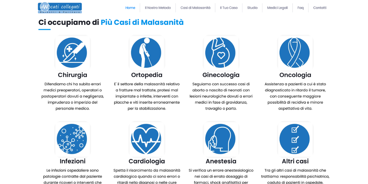 Servizi legali Avvocati Collegati — sito Hetaweb Lucca
