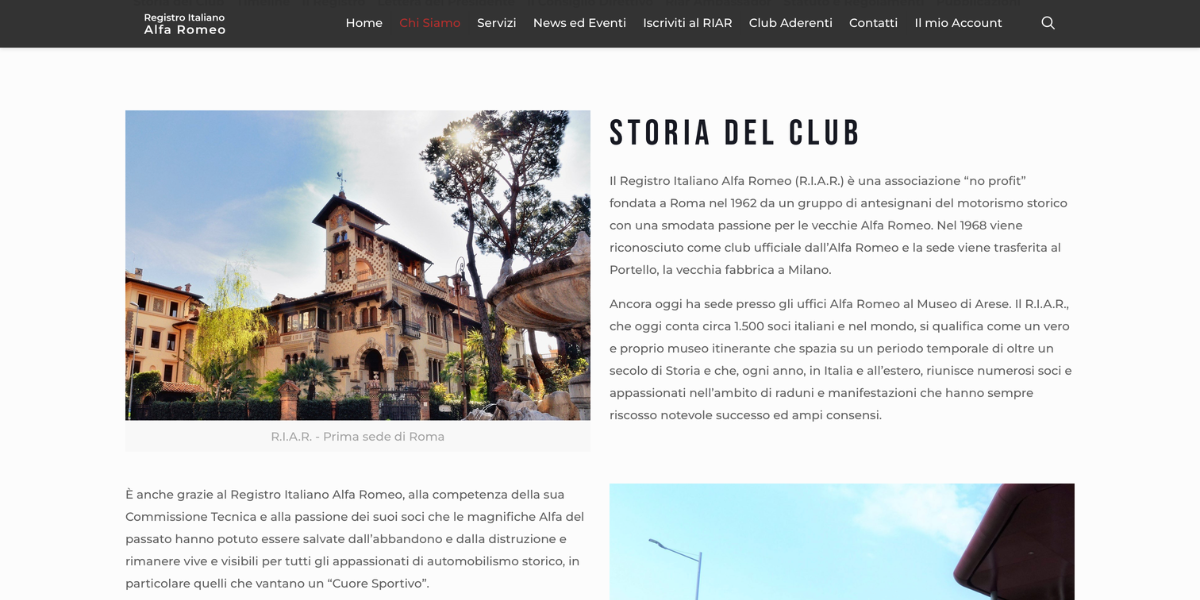 Portale soci RIAR gestione pratiche omologazione — Hetaweb